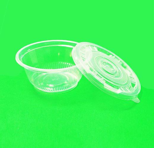 环保圆碗带盖与透明一次性水杯 中山市腾兴塑料制品引领环保塑料新潮流